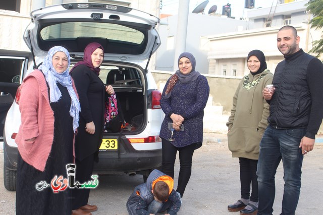  كفرقاسم : فوج الطائرة والثاني من عمرات الشتاء يغادر البلدة الى الديار الحجازية عبر مطار بن جوريون مع الاداري زهير العمشه  ابو الصراط  